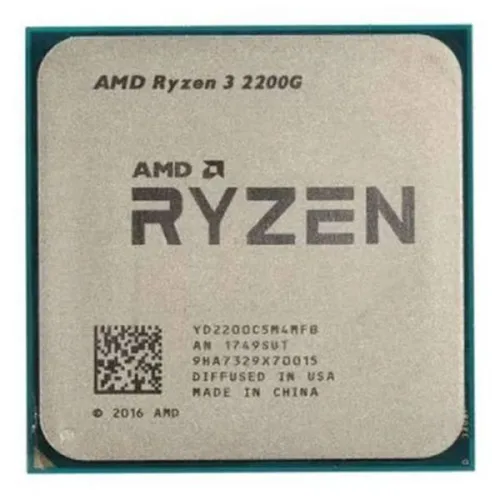 CPU AMD Ryzen 3 2200G Tray | AM4, 4 nhân/4 luồng, Boost 3.7 GHz