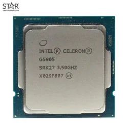 CPU Intel Celeron G5905 Tray (No Box, Có VAT) | 2 nhân 2 luồng, 3.5GHz, Socket LGA1200 - Bezon Buôn Ma Thuột
