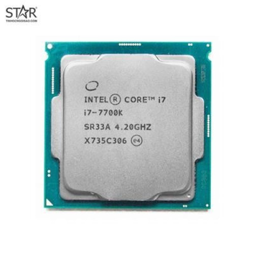 CPU Intel Core i7-7700K (QSD, Tray) | LGA1151, 4 nhân 8 luồng, Không kèm fan