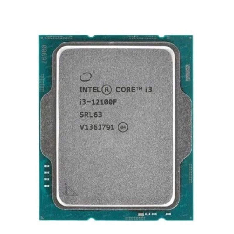 CPU Intel Core i3 12100F Cũ | LGA 1700, 4 nhân/8 luồng, Max 4.3 GHz