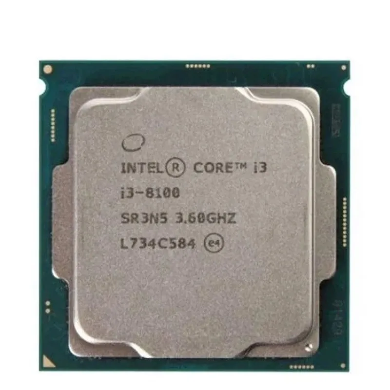 CPU Intel Core i3 8100 Cũ | LGA 1151, 4 nhân/4 luồng, Max 3.6 GHz