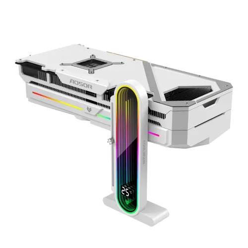 Giá đỡ VGA Coolmoon GH-3 ARGB - White