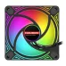 Quạt tản nhiệt PC Coolmoon DM1 | Fan lẻ 120mm, ARGB, Đen - 4