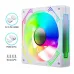 Quạt tản nhiệt PC Coolmoon F3 | Kit 3 fan 122mm, ARGB, Trắng - 1