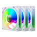 Quạt tản nhiệt PC Coolmoon F3 | Kit 3 fan 122mm, ARGB, Trắng - 3