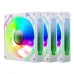 Quạt tản nhiệt PC Coolmoon F3 | Kit 3 fan 122mm, ARGB, Trắng - 4