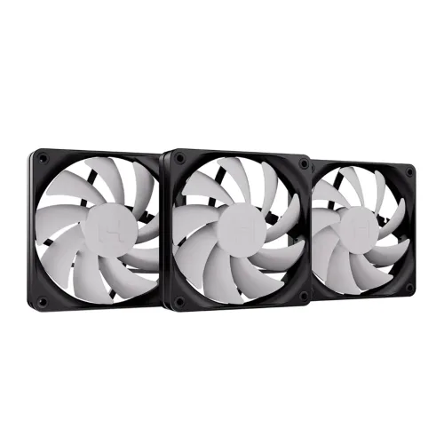 Quạt tản nhiệt PC Hyte Flow FA12 | Kit 3 fan 120mm, Trắng