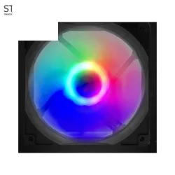 Quạt tản nhiệt PC Jetek JQC-120I | Fan lẻ 120mm, RGB, Đen - Bezon Buôn Ma Thuột