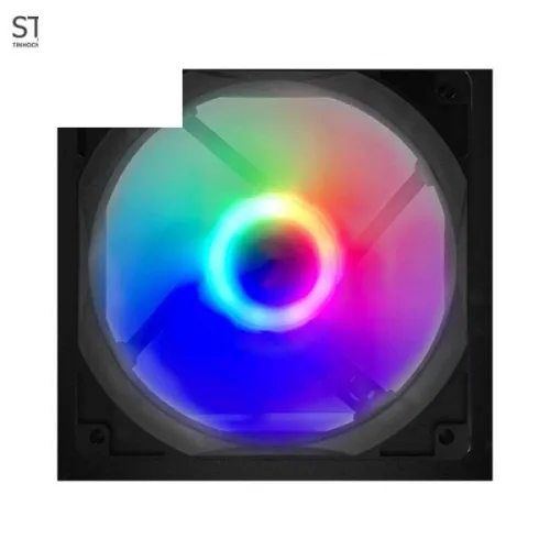 Quạt tản nhiệt PC Jetek JQC-120I | Fan lẻ 120mm, RGB, Đen
