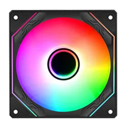 Quạt tản nhiệt PC Leopard 6Pro | Fan lẻ 120mm, ARGB, Gió ngược, Đen - Bezon Buôn Ma Thuột