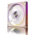 Quạt tản nhiệt PC Leopard TransWarp | Fan lẻ 140mm, ARGB, Gió thuận, Trắng - 2