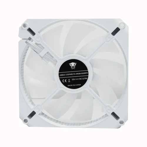 Quạt tản nhiệt PC Leopard F6 | Fan lẻ 120mm, RGB, Trắng