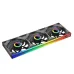 Quạt tản nhiệt PC Leopard Starlink 360 | Kit 3 fan 360mm, ARGB, Gió thuận, Đen - 2