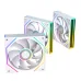 Quạt tản nhiệt PC Leopard Prism 4RS Ultra | Fan lẻ 120mm, ARGB, Trắng - 4
