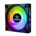 Quạt tản nhiệt PC Loving Cool YF 12025 | Fan lẻ 120mm, ARGB, Đen - 4