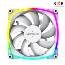 Quạt tản nhiệt PC Montech AX120 PWM | Fan lẻ 120mm, ARGB, Trắng - Bezon Buôn Ma Thuột