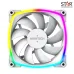 Quạt tản nhiệt PC Montech AX120 PWM | Fan lẻ 120mm, ARGB, Trắng - 2