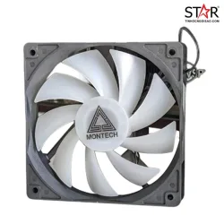 Quạt tản nhiệt PC Montech Fixed Fan CFMT120RGBMT | Fan lẻ 120mm, RGB, Đen - Bezon Buôn Ma Thuột