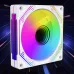 Quạt tản nhiệt PC Redmoon F3 | Fan lẻ 120mm, RGB, Gió ngược, Trắng - 1