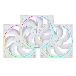 Quạt tản nhiệt PC Thermalright TL‑S12W X3 | Kit 3 fan 120mm, ARGB, Trắng - Bezon Buôn Ma Thuột
