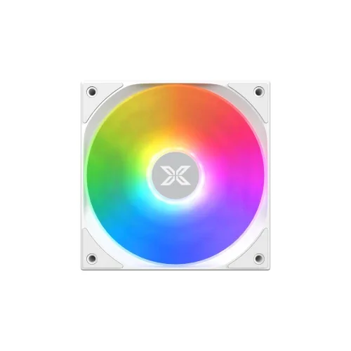 Quạt tản nhiệt PC Xigmatek StarZ Artic | Kit 3 fan 120mm, ARGB, Trắng