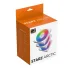 Quạt tản nhiệt PC Xigmatek StarZ Artic | Kit 3 fan 120mm, ARGB, Trắng - 4