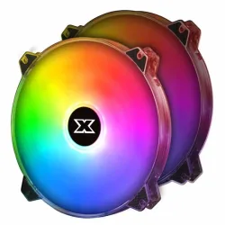 Quạt tản nhiệt PC Xigmatek EN46089 Galaxy III DX200 | Kit 2 fan 200mm, ARGB, Đen - Bezon Buôn Ma Thuột