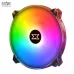 Quạt tản nhiệt PC Xigmatek EN46089 Galaxy III DX200 | Kit 2 fan 200mm, ARGB, Đen - 2