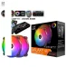 Quạt tản nhiệt PC Xigmatek EN46089 Galaxy III DX200 | Kit 2 fan 200mm, ARGB, Đen - 3