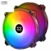 Quạt tản nhiệt PC Xigmatek EN46089 Galaxy III DX200 | Kit 2 fan 200mm, ARGB, Đen - 4