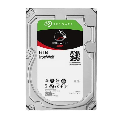 Ổ cứng HDD 6TB Seagate Ironwolf NAS SATA III (ST6000VN006) | 5400RPM, 256MB Cache, 3.5 inch