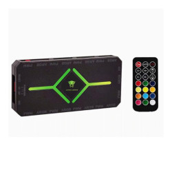 Bộ hub kèm remote sync fan ARGB Leopard - Đen - Bezon Buôn Ma Thuột