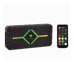 Bộ hub kèm remote sync fan ARGB Leopard - Đen - Bezon Buôn Ma Thuột