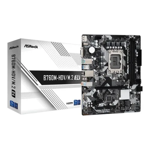 Mainboard ASRock B760M-HDV/M.2 DDR4 | LGA 1700, mATX, 2 khe RAM