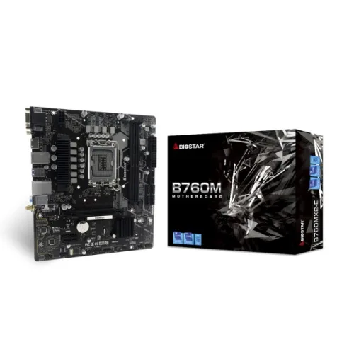 Mainboard Biostar B760MX2-E DDR5 | LGA 1700, mATX, 2 khe RAM