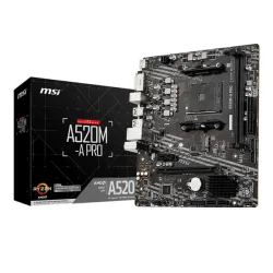 Mainboard MSI A520M-A Pro DDR4 | AM4, mATX, 2 khe RAM - Bezon Buôn Ma Thuột