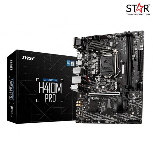 Mainboard MSI H410M Pro DDR4 Cũ | LGA 1200, mATX, 4 khe RAM