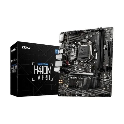 Mainboard MSI H410M-A PRO D4 | Intel H410, LGA1200, mATX, 2 khe DDR4