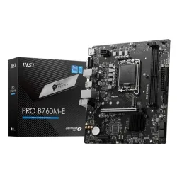 Mainboard MSI PRO B760M-E DDR5 | LGA 1700, mATX, 2 khe RAM - Bezon Buôn Ma Thuột