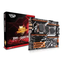 Mainboard VSP X99-Q8M PRO Dual CPU DDR4 | Intel X99, Dual LGA2011-3, E-ATX, 8 khe RAM - Bezon Buôn Ma Thuột
