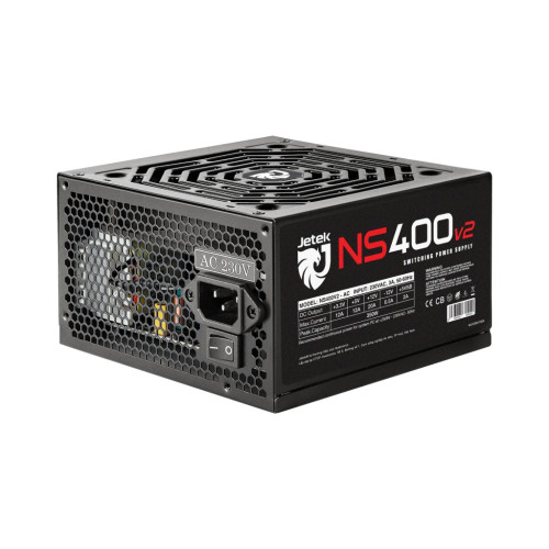 Nguồn máy tính Jetek NS400 V2 | 250W, ATX, Non Modular