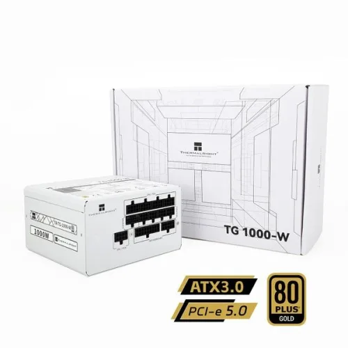 Nguồn máy tính Thermalright TG1000 80 Plus Gold PCIe5.0 - Trắng | Full Modular, ATX