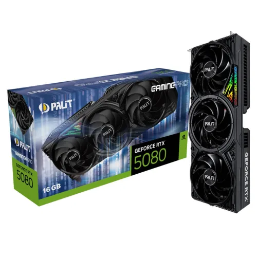 Card màn hình Palit GeForce RTX 5080 GamingPro 16GB GDDR7 | 10752 CUDA, 256-bit, 30Gbps