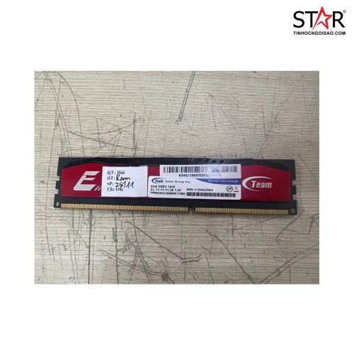 Ram Team Elite 4GB DDR3 1600MHz QSD