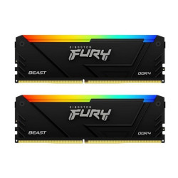 RAM PC Kingston Fury Beast 16GB RGB DDR4 | (2x8GB), 3200MHz, Intel/AMD KF432C16BB2AK2/16 - Bezon Buôn Ma Thuột