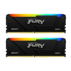 RAM PC Kingston Fury Beast 16GB RGB DDR4 | (2x8GB), 3200MHz, Intel/AMD KF432C16BB2AK2/16 - Bezon Buôn Ma Thuột