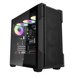 Thùng máy Case Darkflash DS900 Mesh ATX - Đen (Mặt lưới) - Bezon Buôn Ma Thuột
