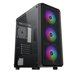 Thùng máy Xigmatek DUO X 3F ATX - Black - Bezon Buôn Ma Thuột