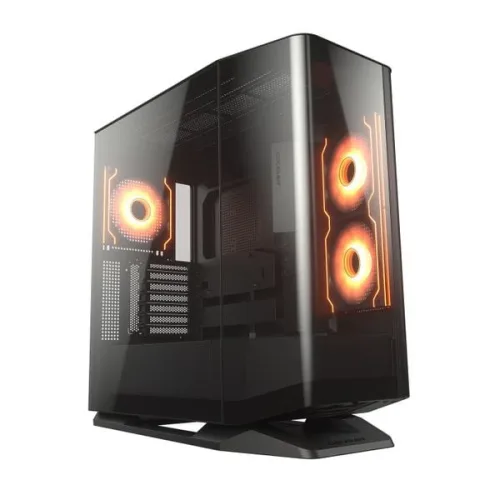 Thùng máy Cougar FV 270 RGB 4F (Kèm Sẵn 4 Fan ARGB) | Mid Tower, Kính cường lực, Đen