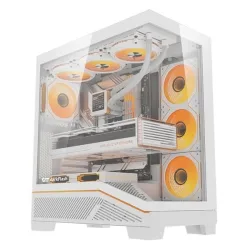 Thùng máy Darkflash K430 F-ATX (Mặt Kính) | ATX/M-ATX/Mini-ITX, Hỗ trợ VGA 425mm, AIO 360mm, Trắng - Bezon Buôn Ma Thuột